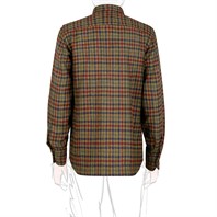 Vintage Archive wool overshirt in green check Alternative Image