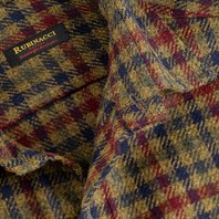 Vintage Archive wool overshirt in green check Alternative Image
