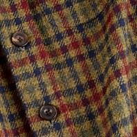 Vintage Archive wool overshirt in green check Alternative Image