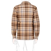 Vintage Archive St. Moritz cashmere jacket in beige check Alternative Image