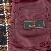 Vintage Archive St. Moritz cashmere jacket in brown check Alternative Image