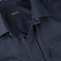 Blue wool safari jacket Alternative Image