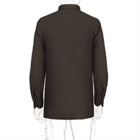 Brown wool safari jacket Alternative Image