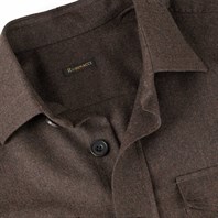 Brown wool safari jacket Alternative Image