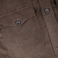 Brown wool safari jacket Alternative Image