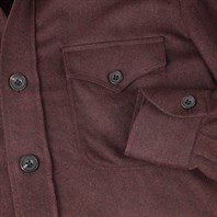 Bordeaux wool safari jacket Alternative Image