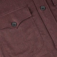 Bordeaux wool safari jacket Alternative Image