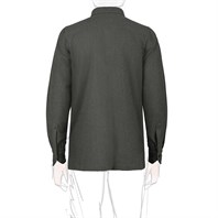 Green wool safari jacket Alternative Image