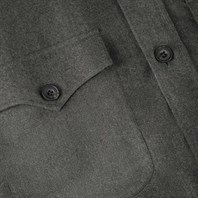 Green wool safari jacket Alternative Image