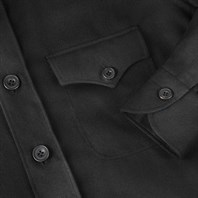 Black wool safari jacket Alternative Image