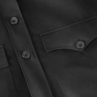 Black wool safari jacket Alternative Image