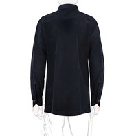 Sahariana in velluto blu Immagine alternativa