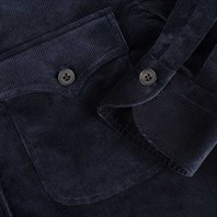 Sahariana in velluto blu Immagine alternativa