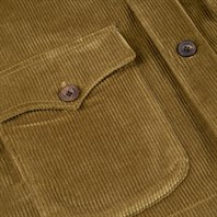 Olive green corduroy safari jacket Alternative Image