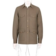 Safari jacket in solaro fabric Alternative Image
