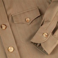 Safari jacket in solaro fabric Alternative Image