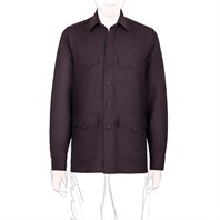 Bordeaux cashmere safari jacket Alternative Image