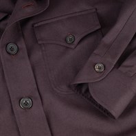 Bordeaux cashmere safari jacket Alternative Image