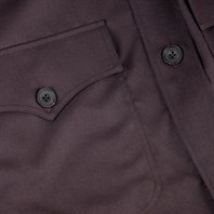 Bordeaux cashmere safari jacket Alternative Image