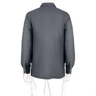Grey wool hopsack safari jacket Alternative Image