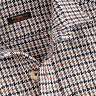 Vintage Archive wool safari jacket in beige pied de poule Alternative Image
