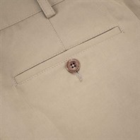 Limited Edition biscuit cotton and linen bermuda shorts Alternative Image