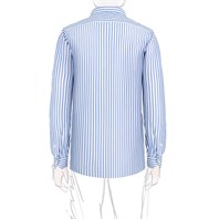 Light blue striped cotton Alternative Image