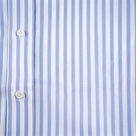 Light blue striped cotton Alternative Image