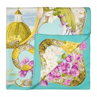 Aqua green Sirenuse scarf Alternative Image