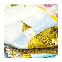 Aqua green Sirenuse scarf Alternative Image