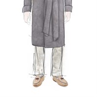 Vintage archive brown checked slippers Alternative Image