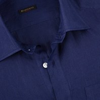 Bluette linen polo shirt Alternative Image