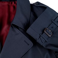 Blue Waterproof trench coat Alternative Image