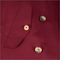 Bordeaux Waterproof trench coat Alternative Image