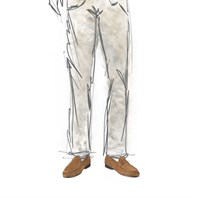 Tobacco suede loafers Alternative Image