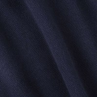 Blue cashmere sweater with half zip Alternative Image