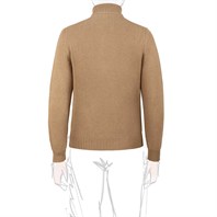 Rhum cashmere sweater with half zip Alternative Image