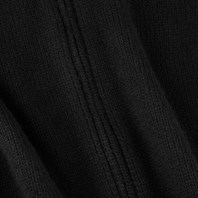 Black cashmere sweater with zip Alternative Image