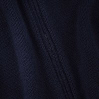 Blue cashmere sweater with zip Alternative Image