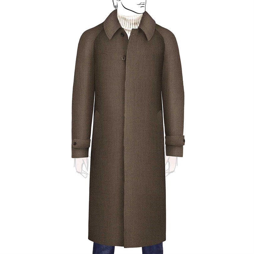 Cappotto raglan foderato personalizzato 