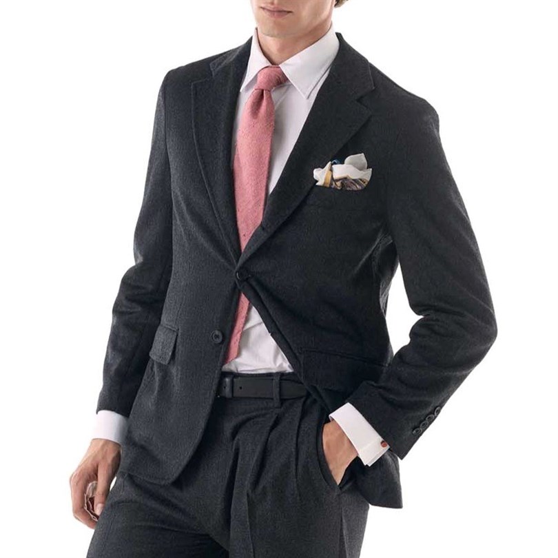 Shantung tie in malvarosa pink