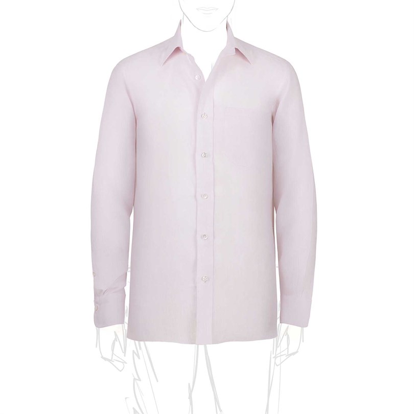 Pink linen shirt