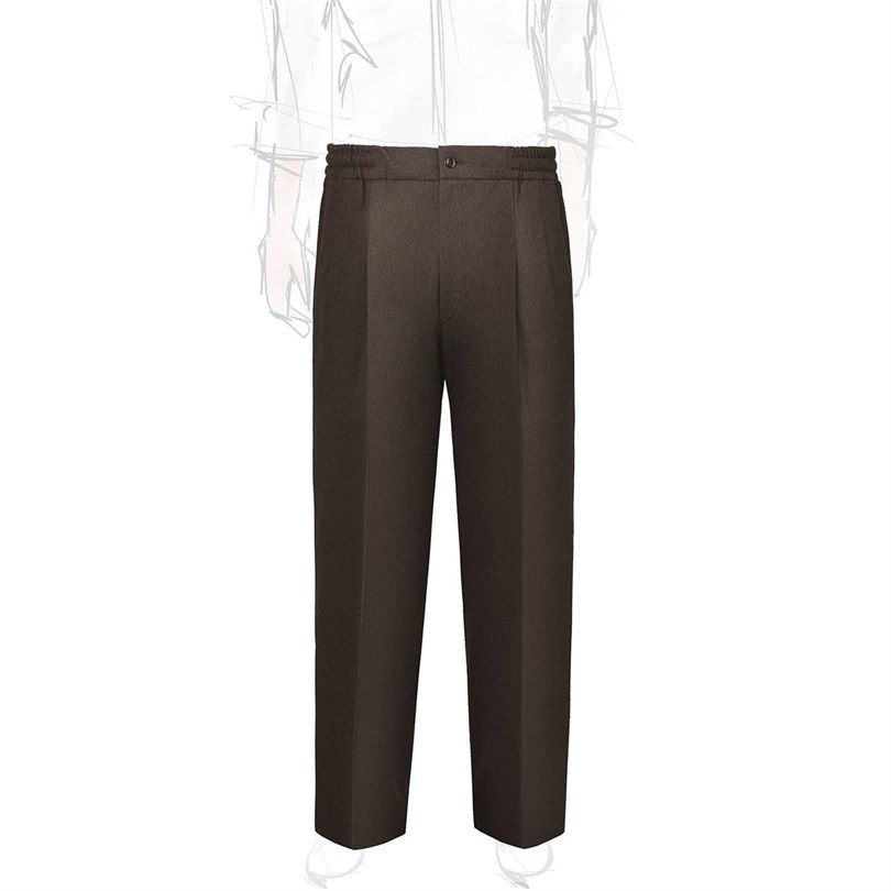 Chocolate flannel leisure pants