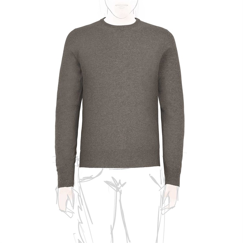 Mud cashmere crew-neck sweater