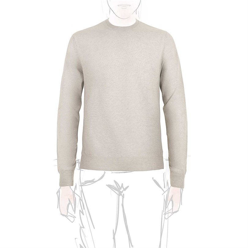 Pearl cashmere crewneck