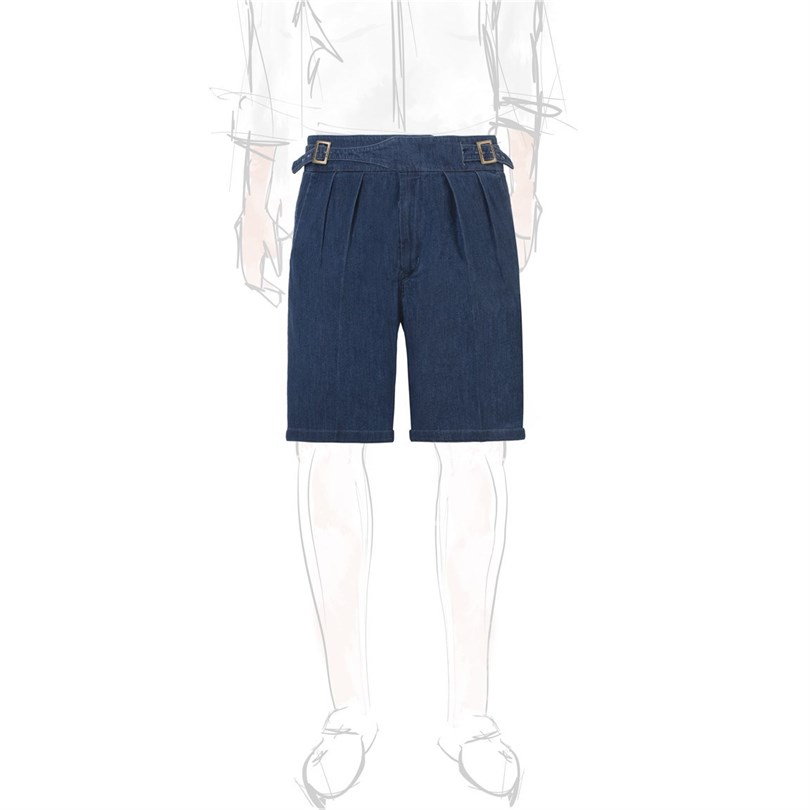 Cotton jeans manny shorts