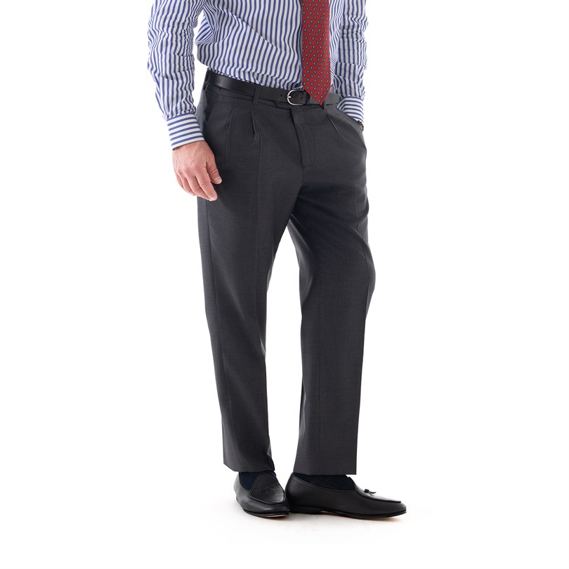 Dark Gray 2 pinces tasmania trousers