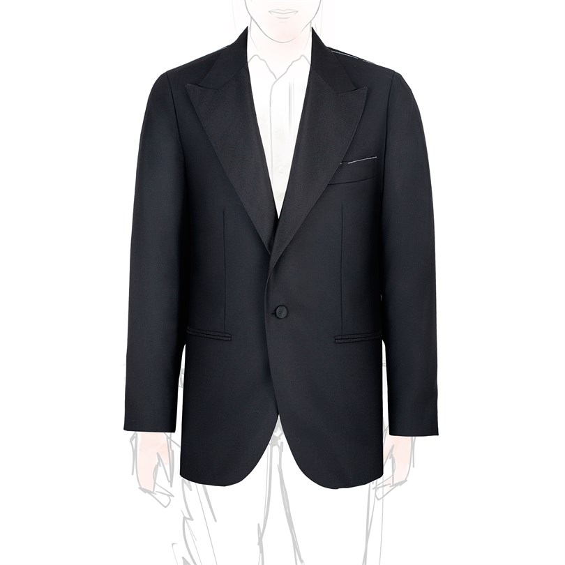 Single-breasted tuxedo jacket “SW1”
