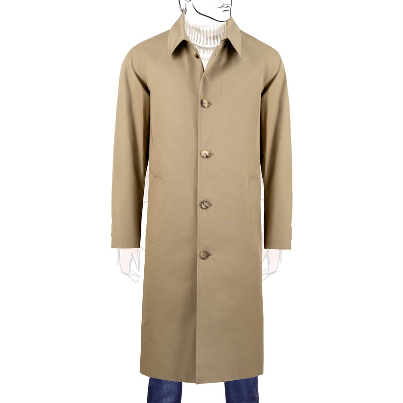 Beige Raglan raincoat