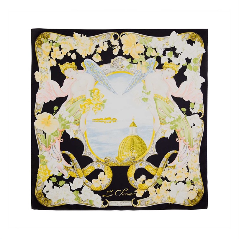 Black sirenuse scarf